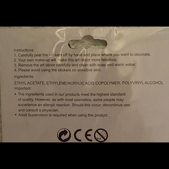 Free w/bundle 🍀FACE ART🍀 - Picture 2 of 2